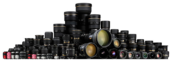 Nikon Lens Lineup for DSLR Video Camera